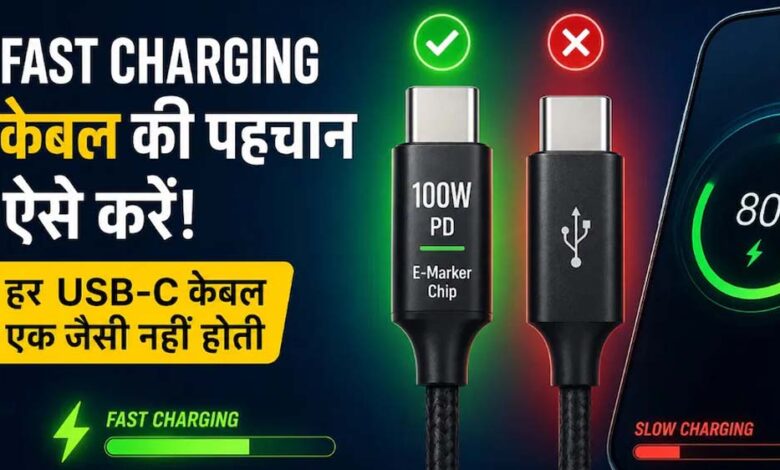 फास्ट-चार्जिंग-धीमी-क्यों?-खराब-केबल-हो-सकती-है-असली-वजह